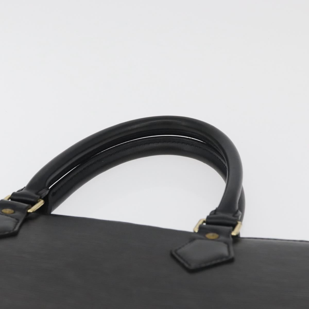 LOUIS VUITTON Epi Sac Plat Hand Bag Black M59082 LV Auth 179937