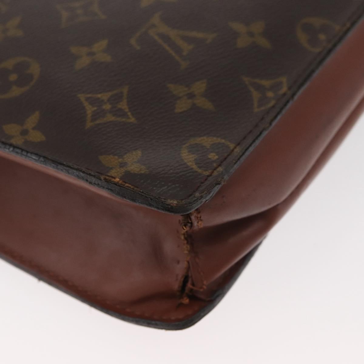 LOUIS VUITTON Monogram Porte Documents Bandouliere Bag M53338 LV Auth 179942