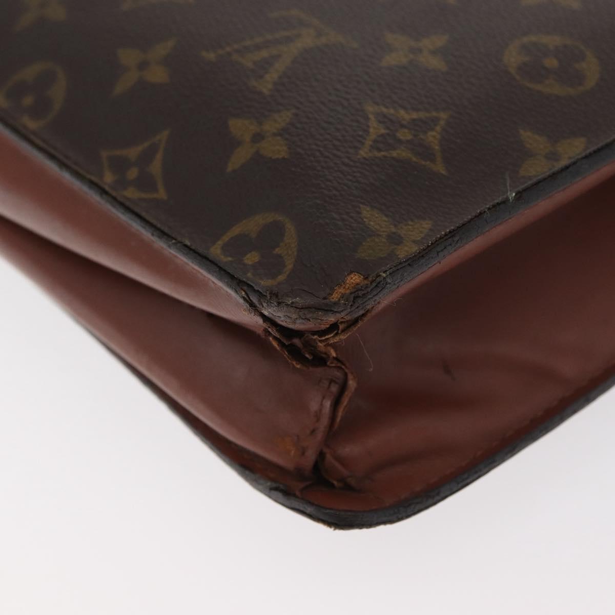 LOUIS VUITTON Monogram Porte Documents Bandouliere Bag M53338 LV Auth 179942