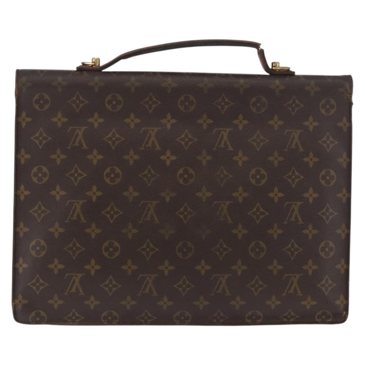 LOUIS VUITTON Monogram Porte Documents Bandouliere Bag M53338 LV Auth 179942