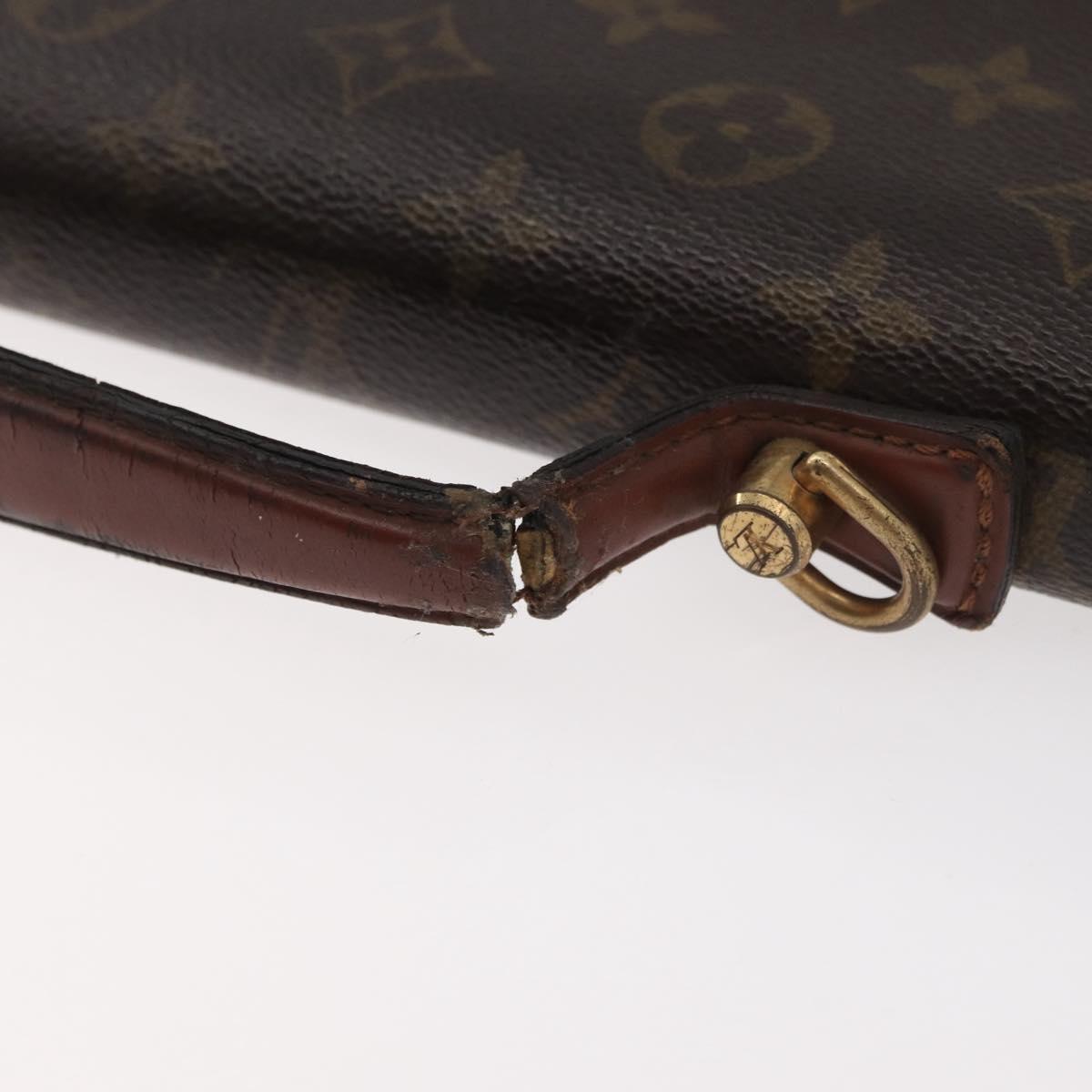 LOUIS VUITTON Monogram Porte Documents Bandouliere Bag M53338 LV Auth 179942