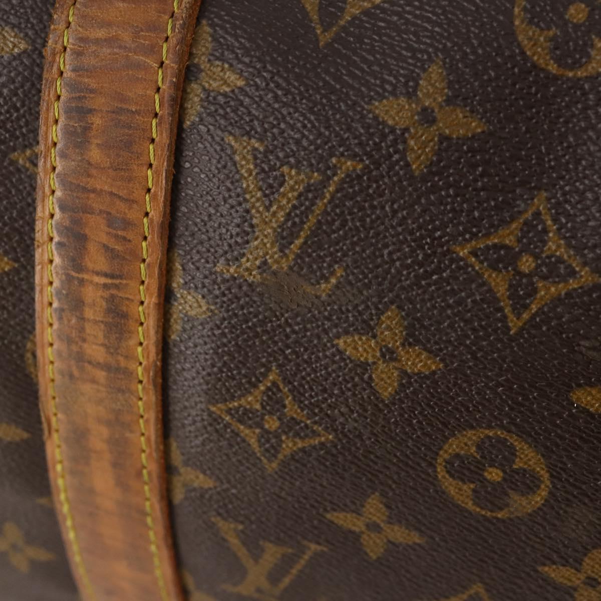 LOUIS VUITTON Monogram Sac Souple 45 Boston Bag M41624 LV Auth 179947