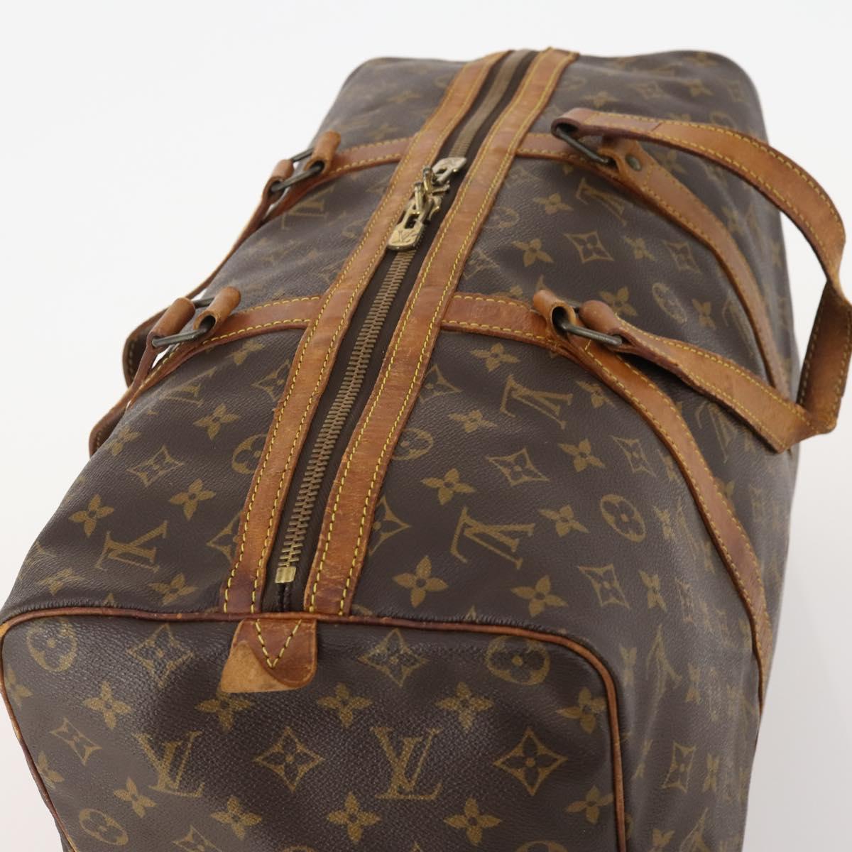 LOUIS VUITTON Monogram Sac Souple 45 Boston Bag M41624 LV Auth 179947
