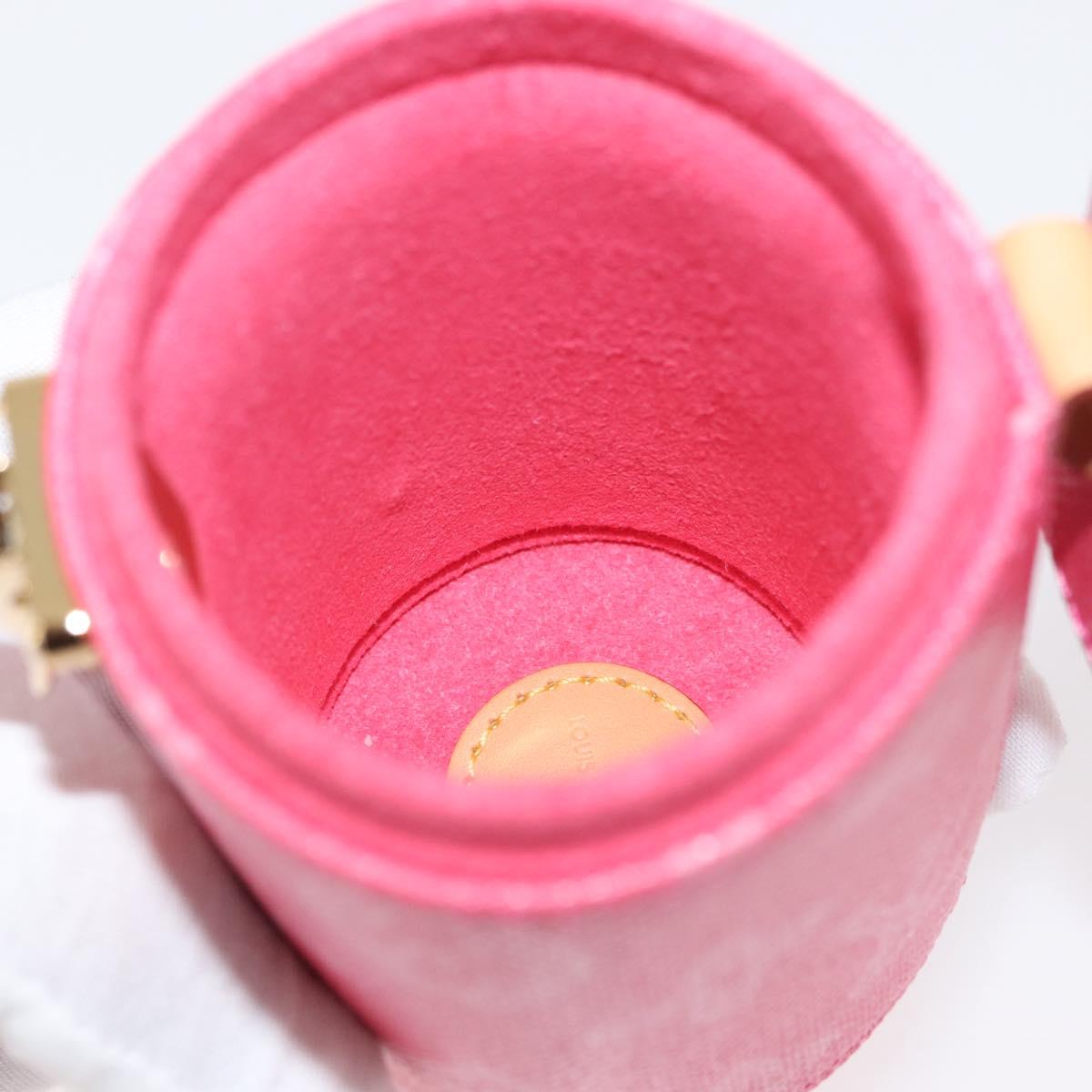 LOUIS VUITTON Monogram Travel Case Accessory Case 100ml Pink LV Auth 179957M