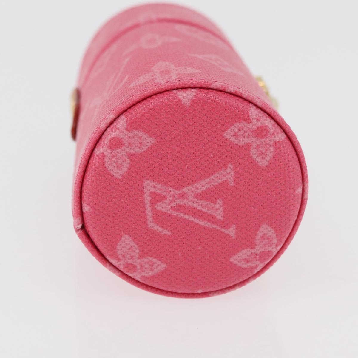 LOUIS VUITTON Monogram Travel Case Accessory Case 100ml Pink LV Auth 179957M