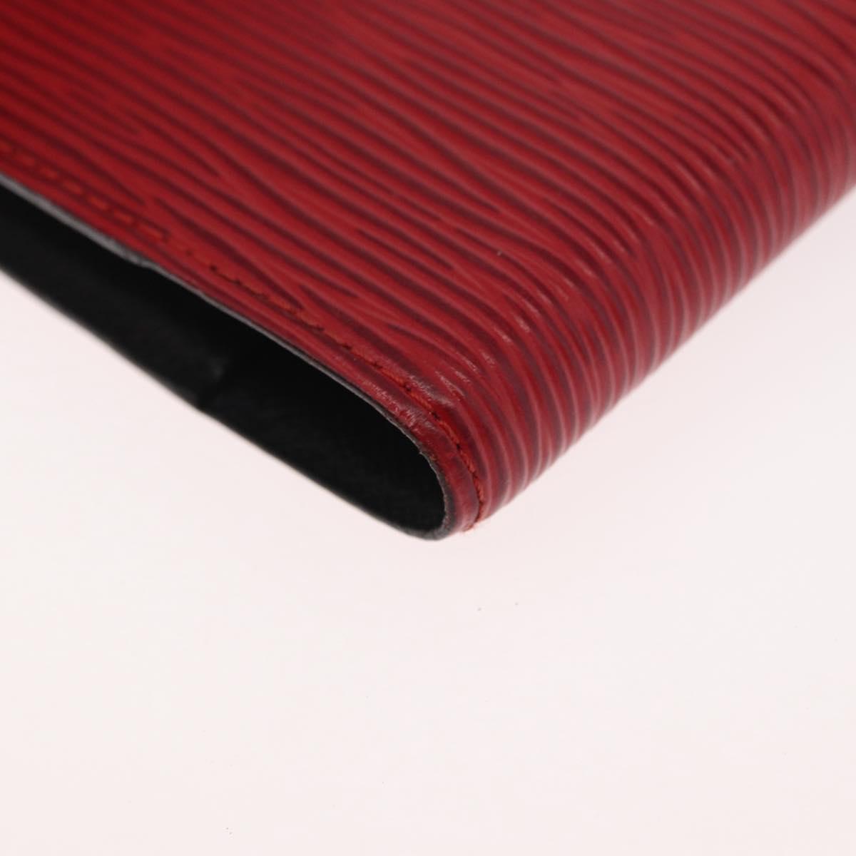 LOUIS VUITTON Epi Agenda PM Day Planner Cover Red R20057 LV Auth 179964