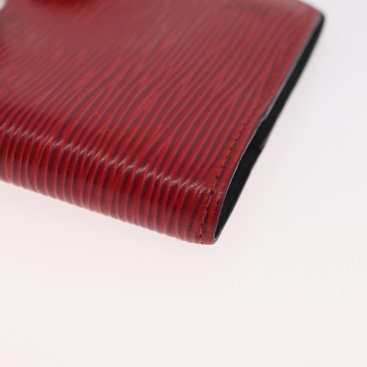 LOUIS VUITTON Epi Agenda PM Day Planner Cover Red R20057 LV Auth 179964