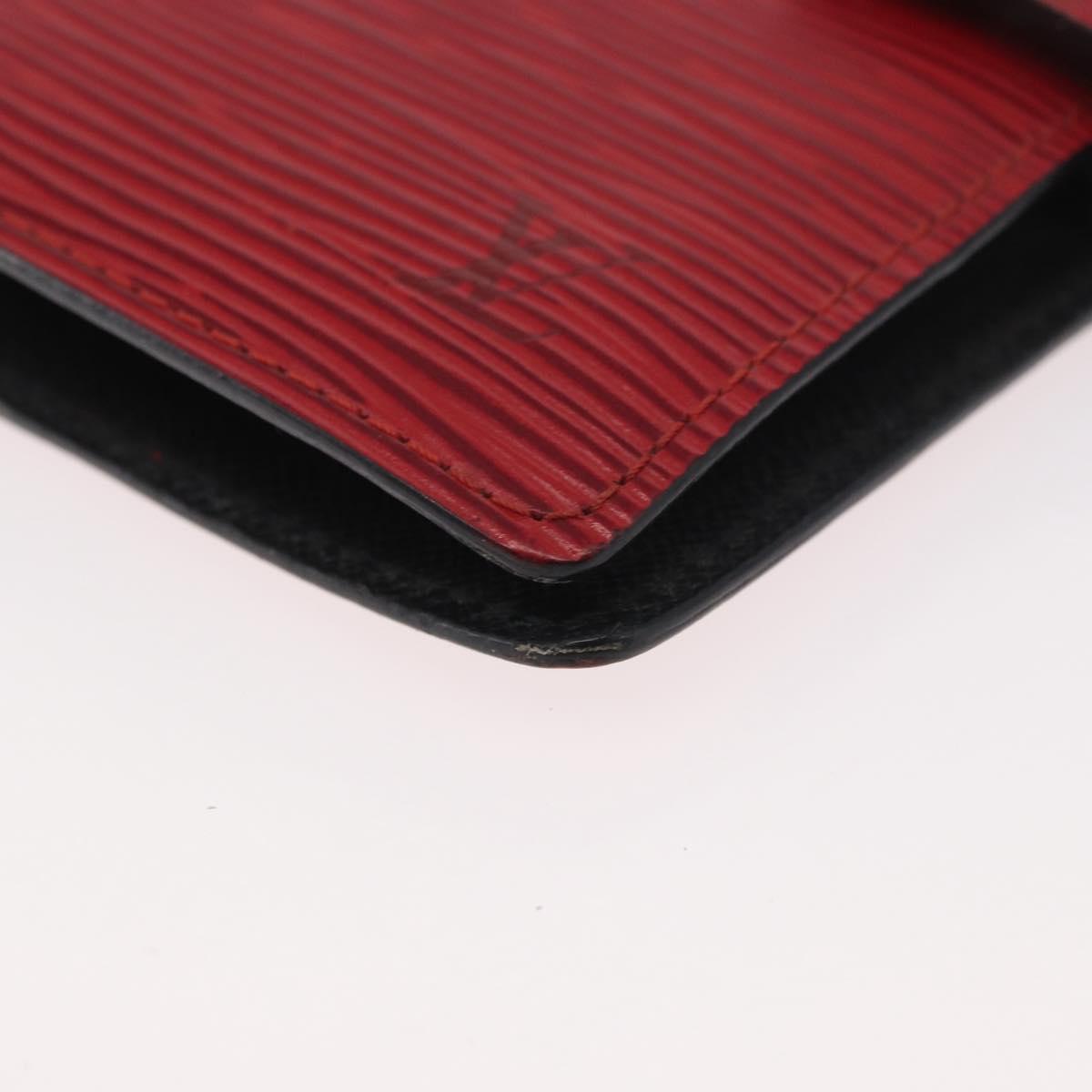 LOUIS VUITTON Epi Agenda PM Day Planner Cover Red R20057 LV Auth 179964