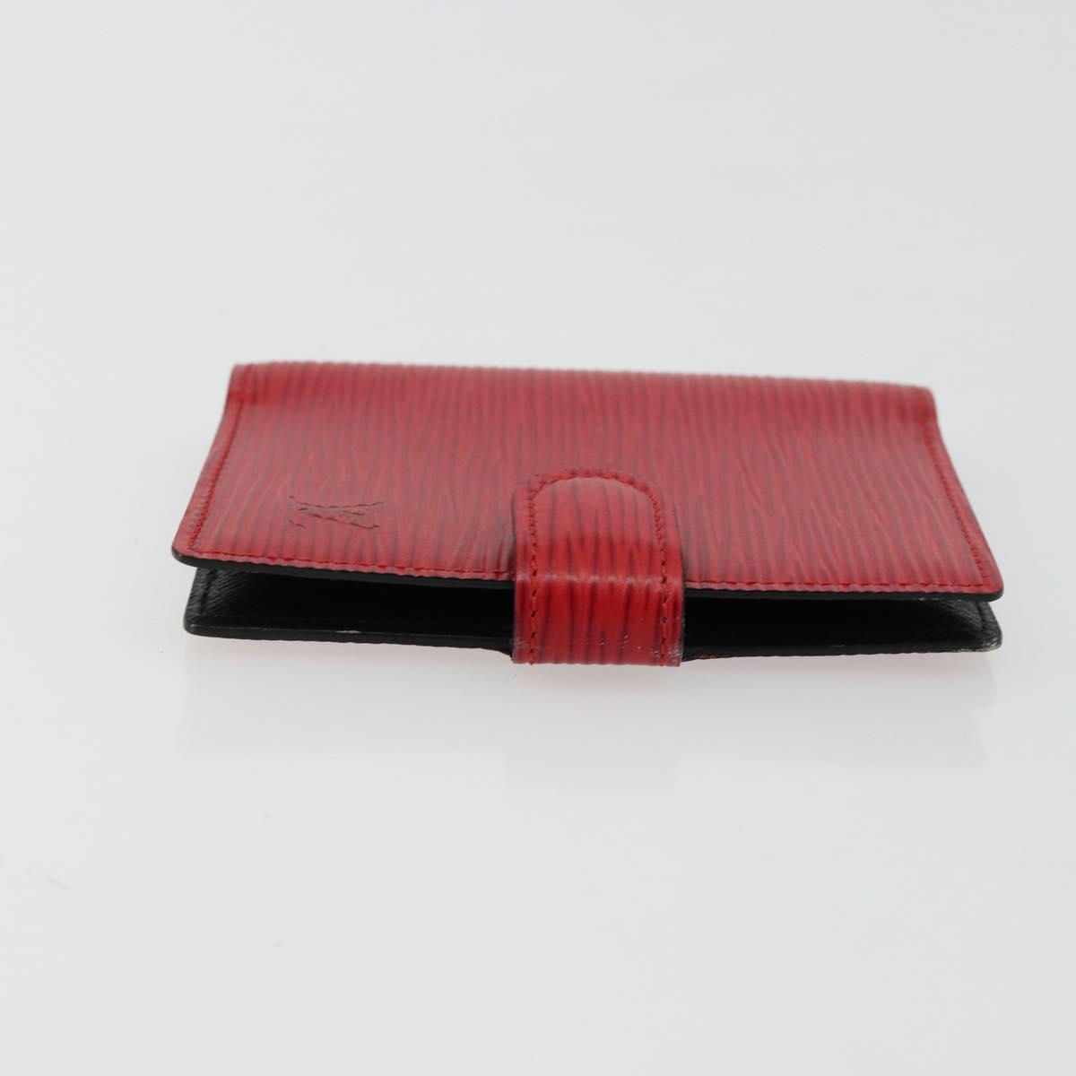 LOUIS VUITTON Epi Mini Agenda Day Planner Cover Red R20077 LV Auth 179965