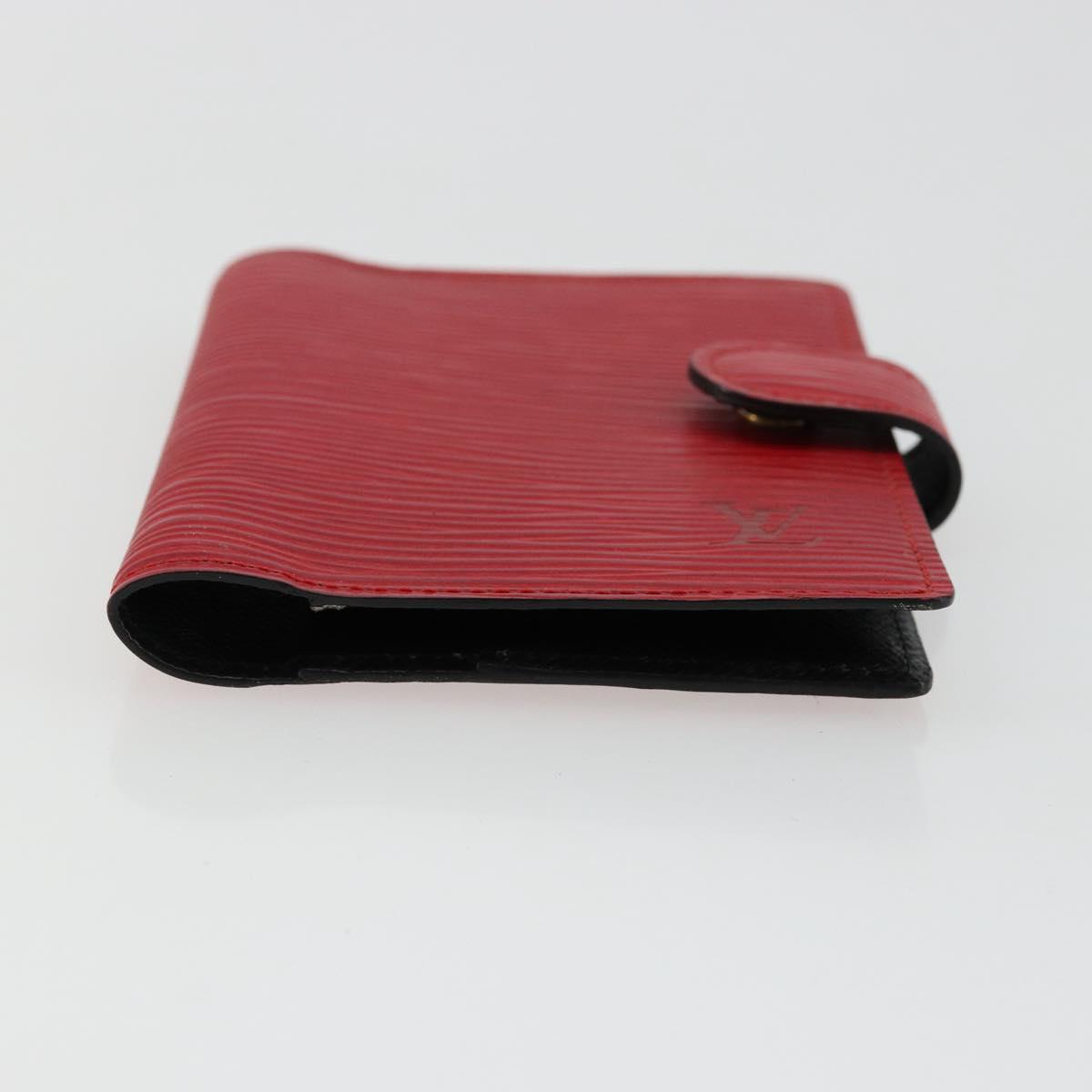 LOUIS VUITTON Epi Mini Agenda Day Planner Cover Red R20077 LV Auth 179965