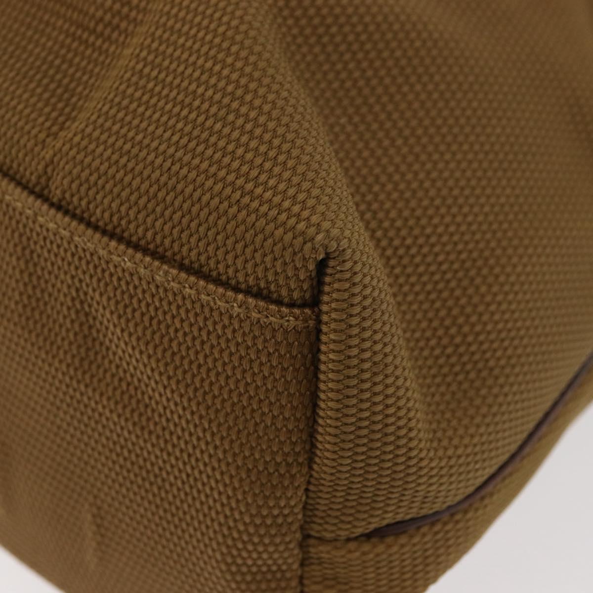 SAINT LAURENT Hand Bag Canvas Brown Auth 180089