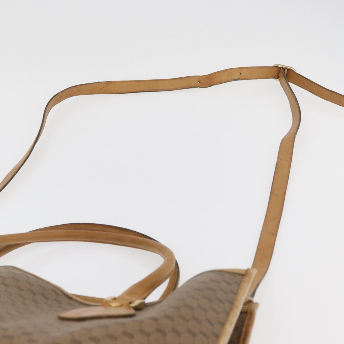 GUCCI Micro GG Supreme Tote Bag PVC 2way Beige Gold 002 904 0556 Auth 180147