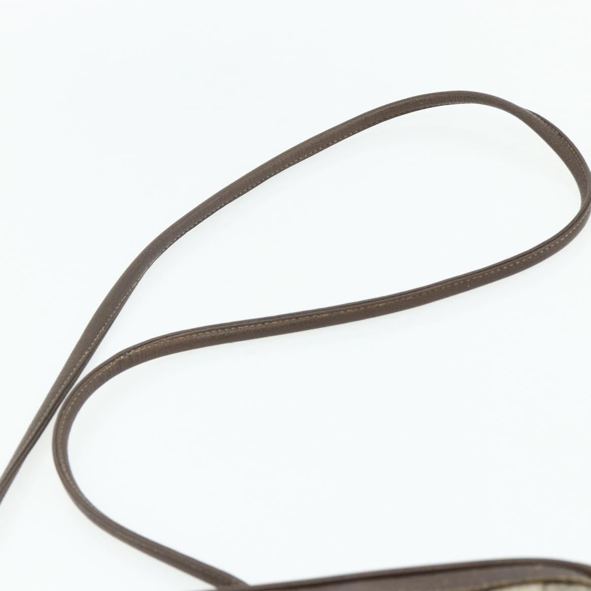 GUCCI GG Supreme Shoulder Bag PVC Beige Gold 97 02 068 Auth 180207