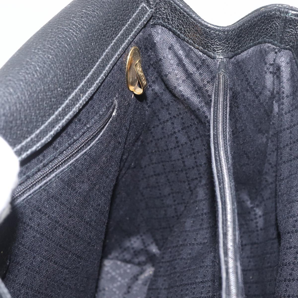 GUCCI Bamboo Tote Bag Suede 2way Black Gold 002 123 0322 Auth 180227