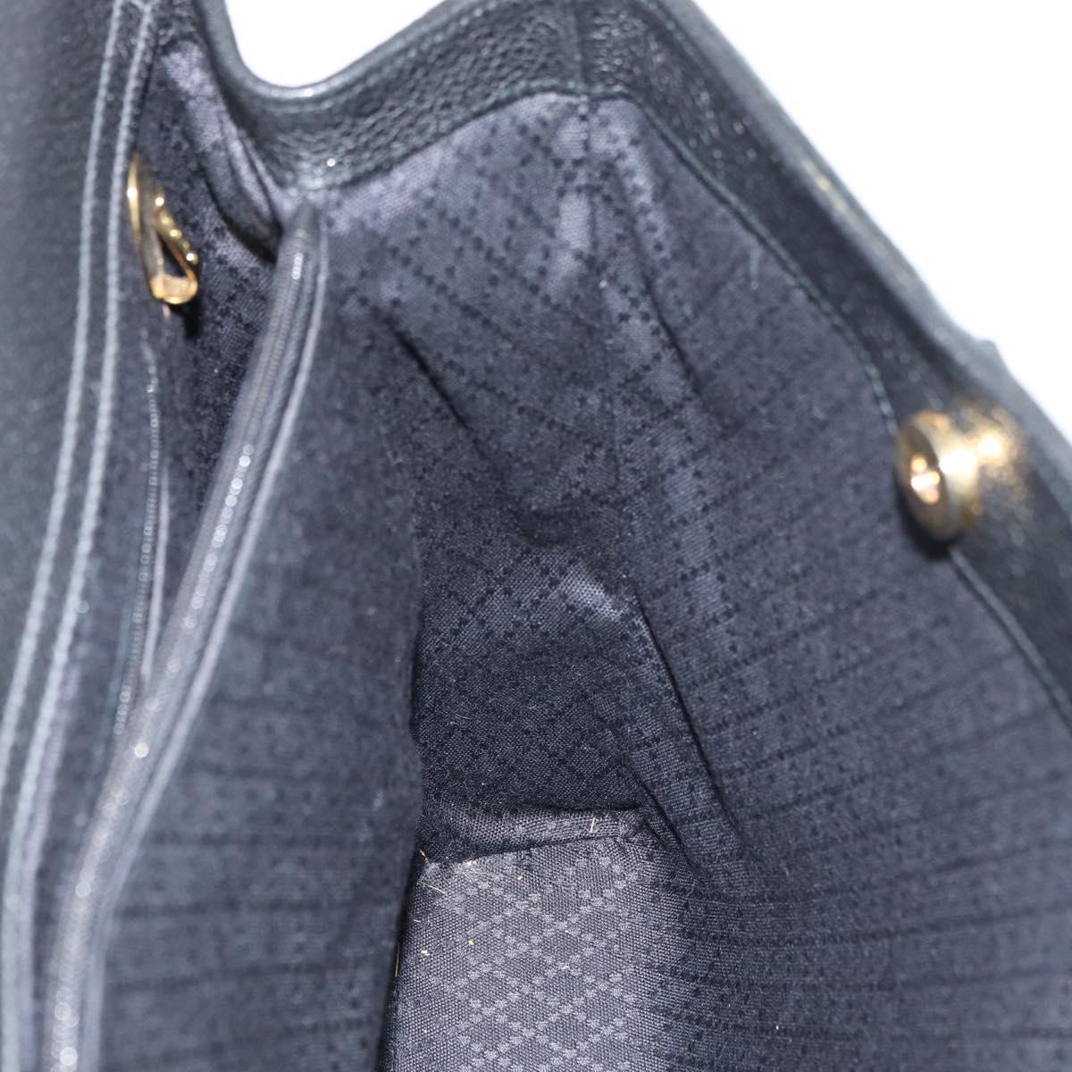 GUCCI Bamboo Tote Bag Suede 2way Black Gold 002 123 0322 Auth 180227