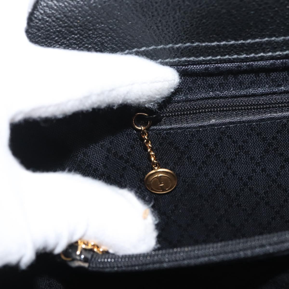 GUCCI Bamboo Tote Bag Suede 2way Black Gold 002 123 0322 Auth 180227