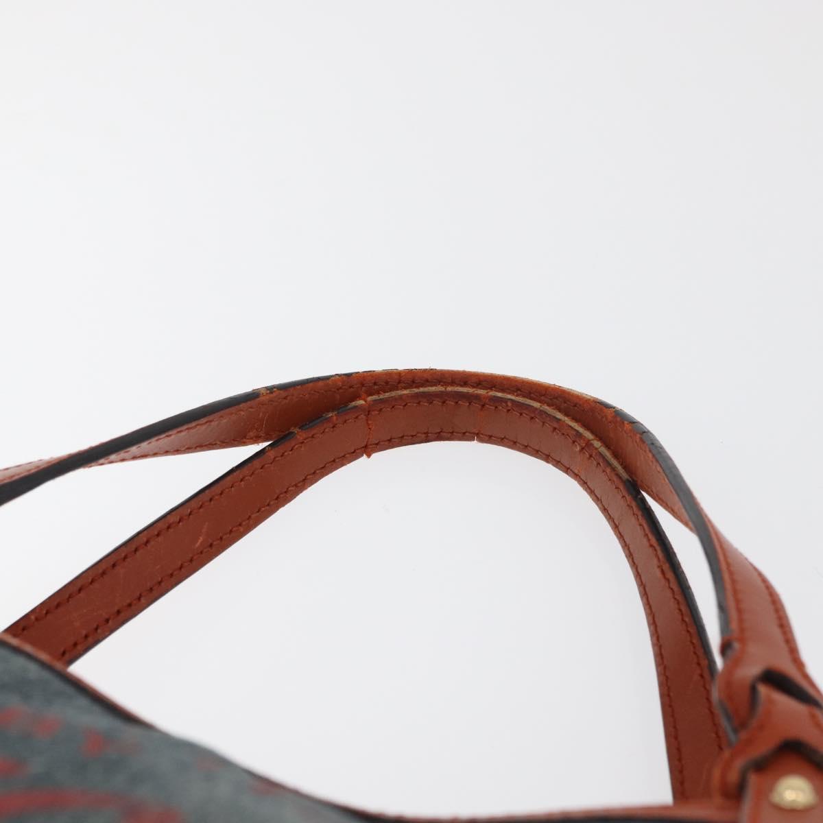 GUCCI Tote Bag Denim Blue Gold 348715 Auth 180237