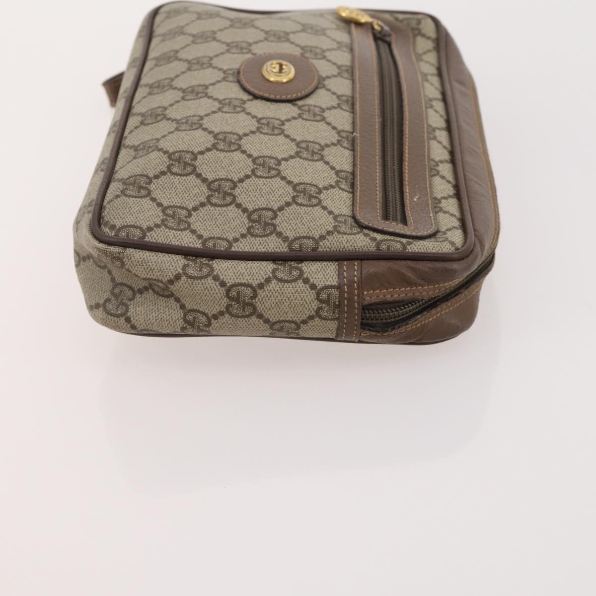 GIVENCHY Gucci Fendi Prada Bag PVC Leather 4 Set Brown Beige black Auth 180241