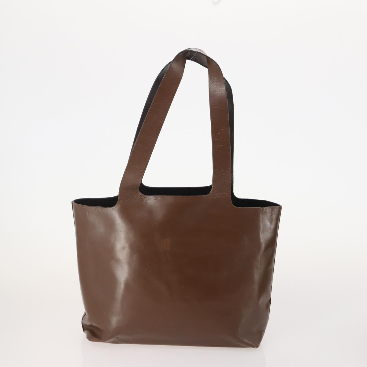 GIVENCHY Gucci Fendi Prada Bag PVC Leather 4 Set Brown Beige black Auth 180241