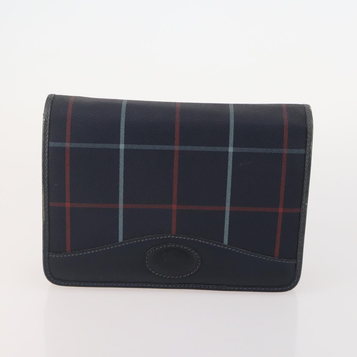 Burberrys Burberry Nova Check Bag Canvas 4 Set Brown Beige Navy Auth 180243