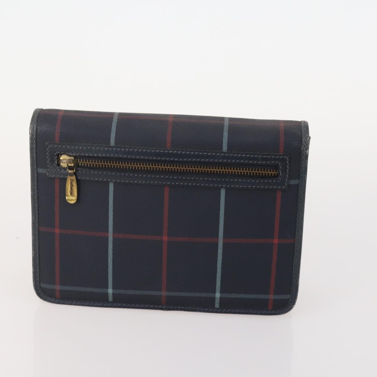 Burberrys Burberry Nova Check Bag Canvas 4 Set Brown Beige Navy Auth 180243