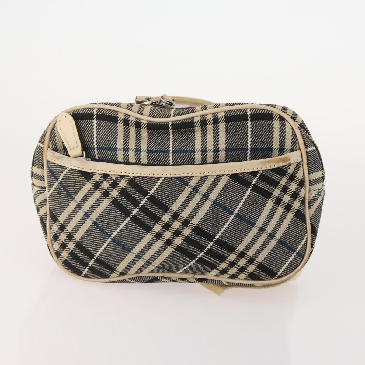 Burberrys Burberry Nova Check Bag Canvas 4 Set Brown Beige Navy Auth 180243