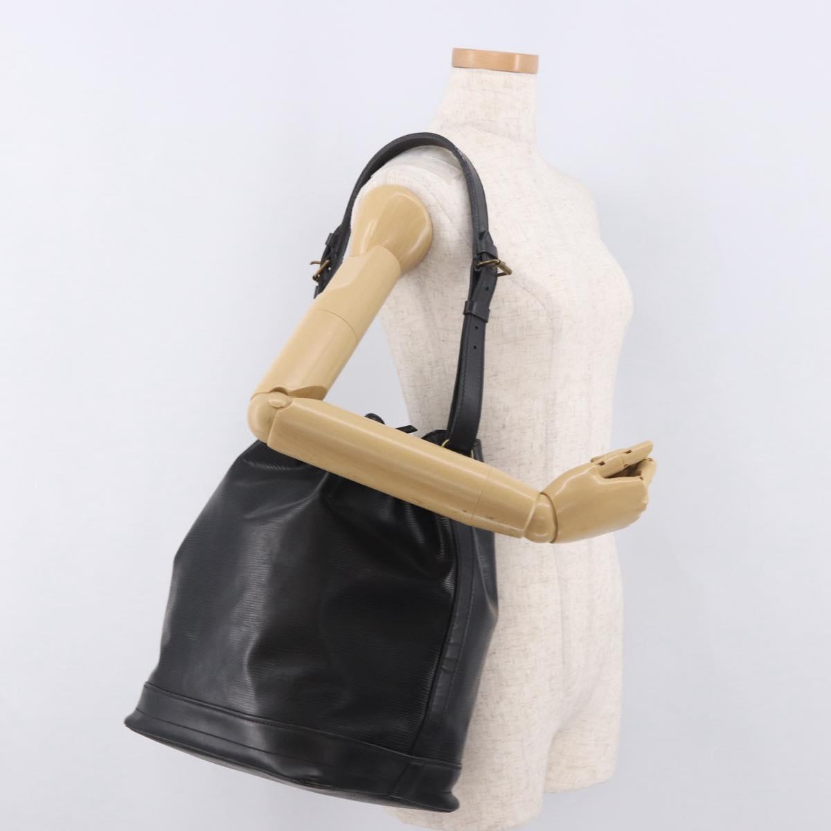 LOUIS VUITTON Epi Noe Shoulder Bag Black M44002 LV Auth 180277A