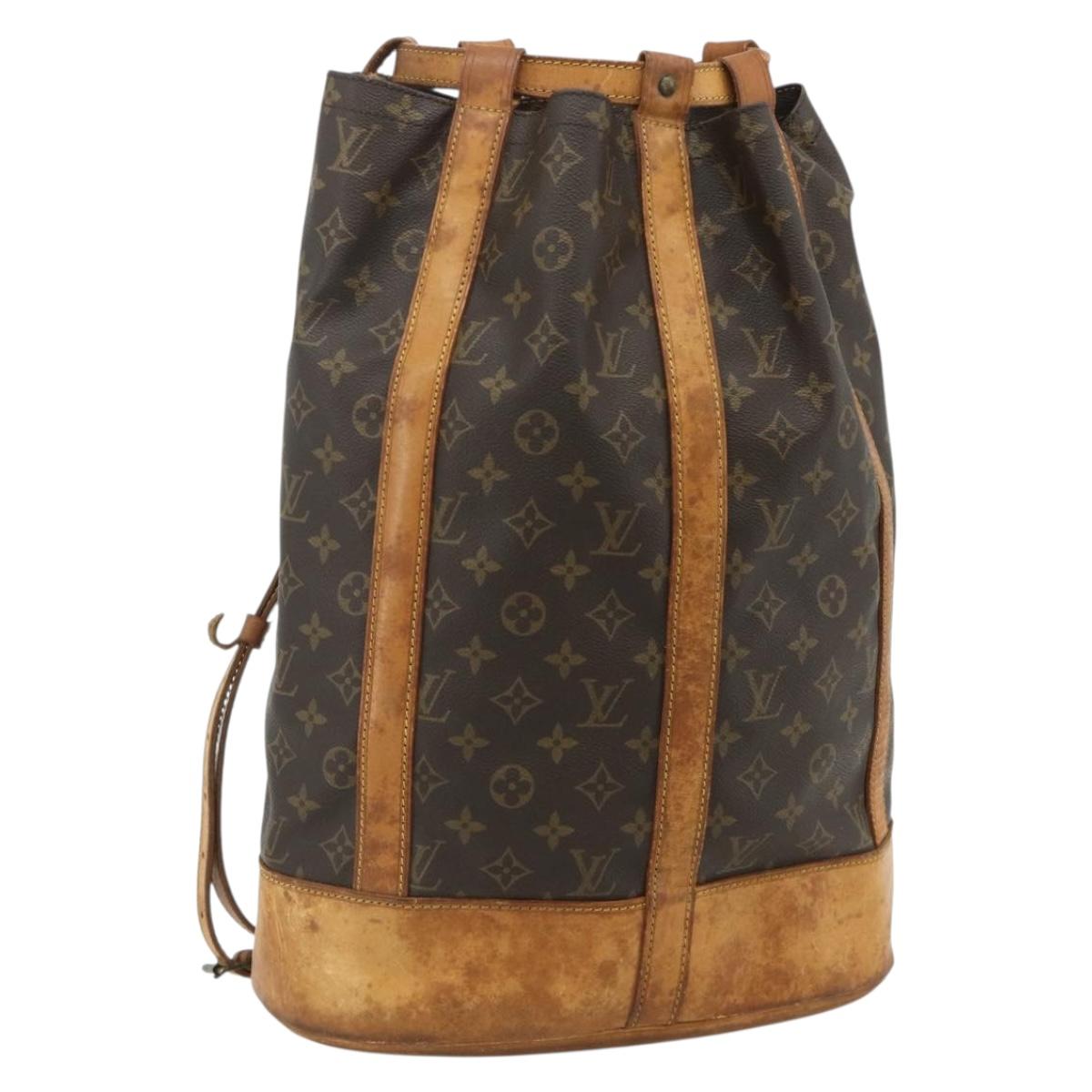 LOUIS VUITTON Monogram Randonnee GM Shoulder Bag M42244 LV Auth 180289