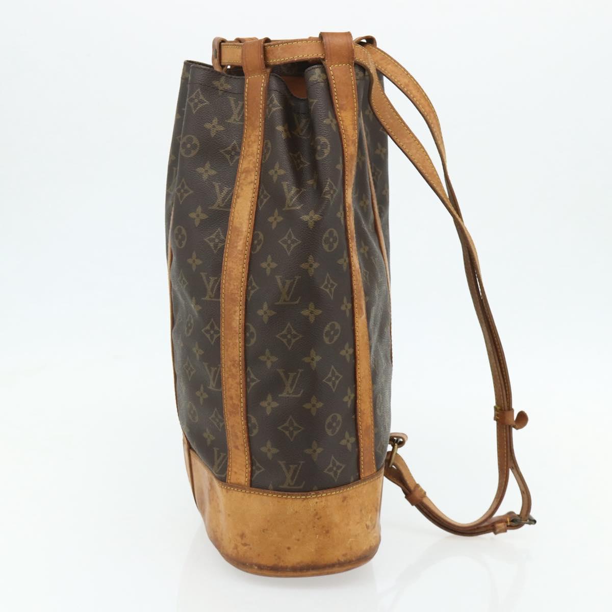 LOUIS VUITTON Monogram Randonnee GM Shoulder Bag M42244 LV Auth 180289