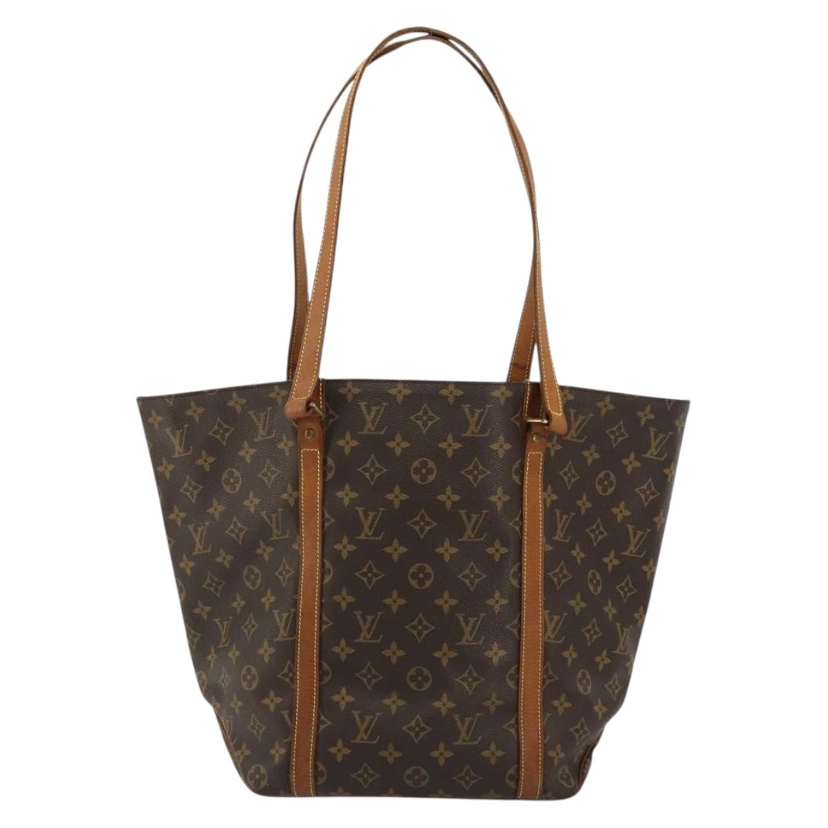 LOUIS VUITTON Monogram Sac Shopping Tote Bag M51108 LV Auth 180291A