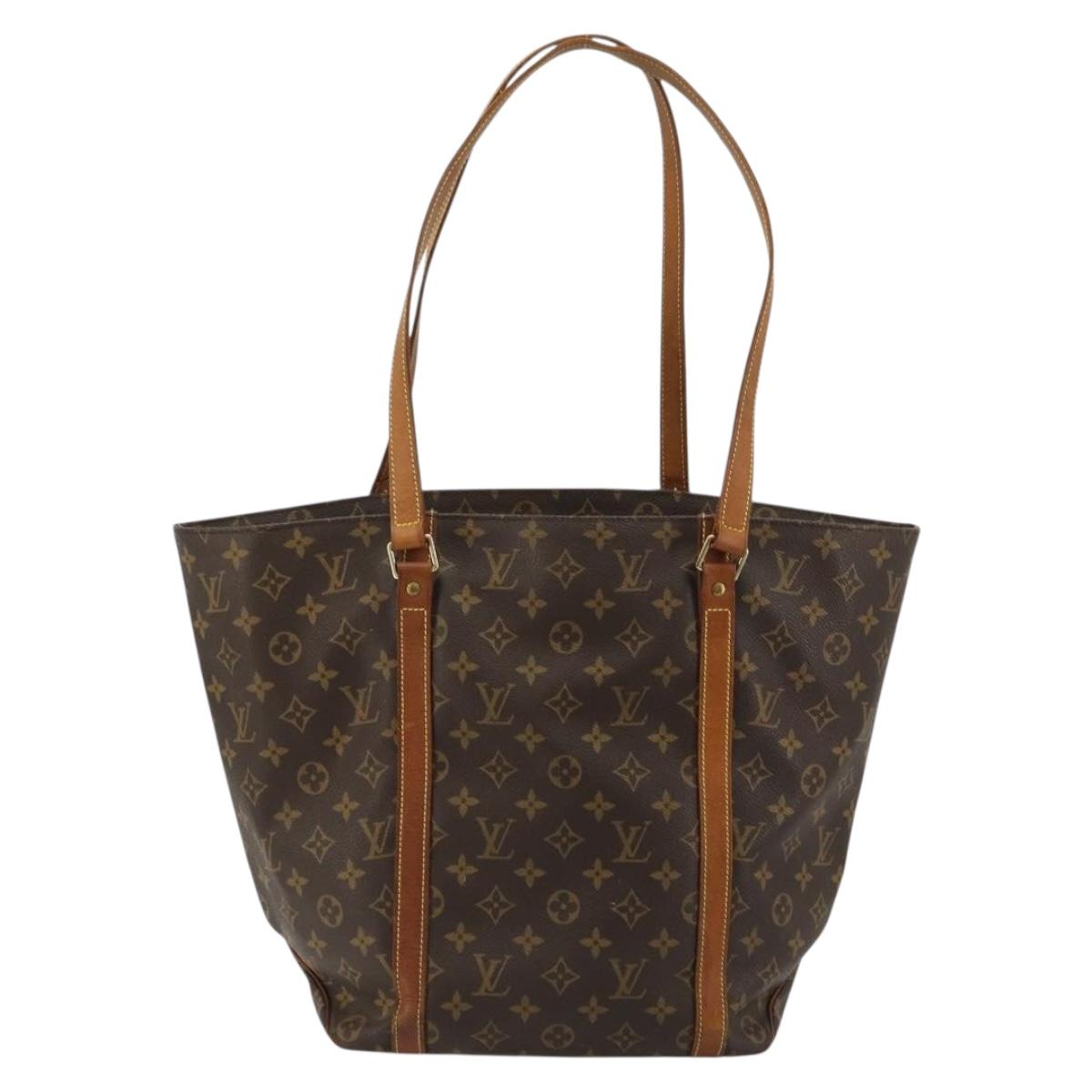 LOUIS VUITTON Monogram Sac Shopping Tote Bag M51108 LV Auth 180291A