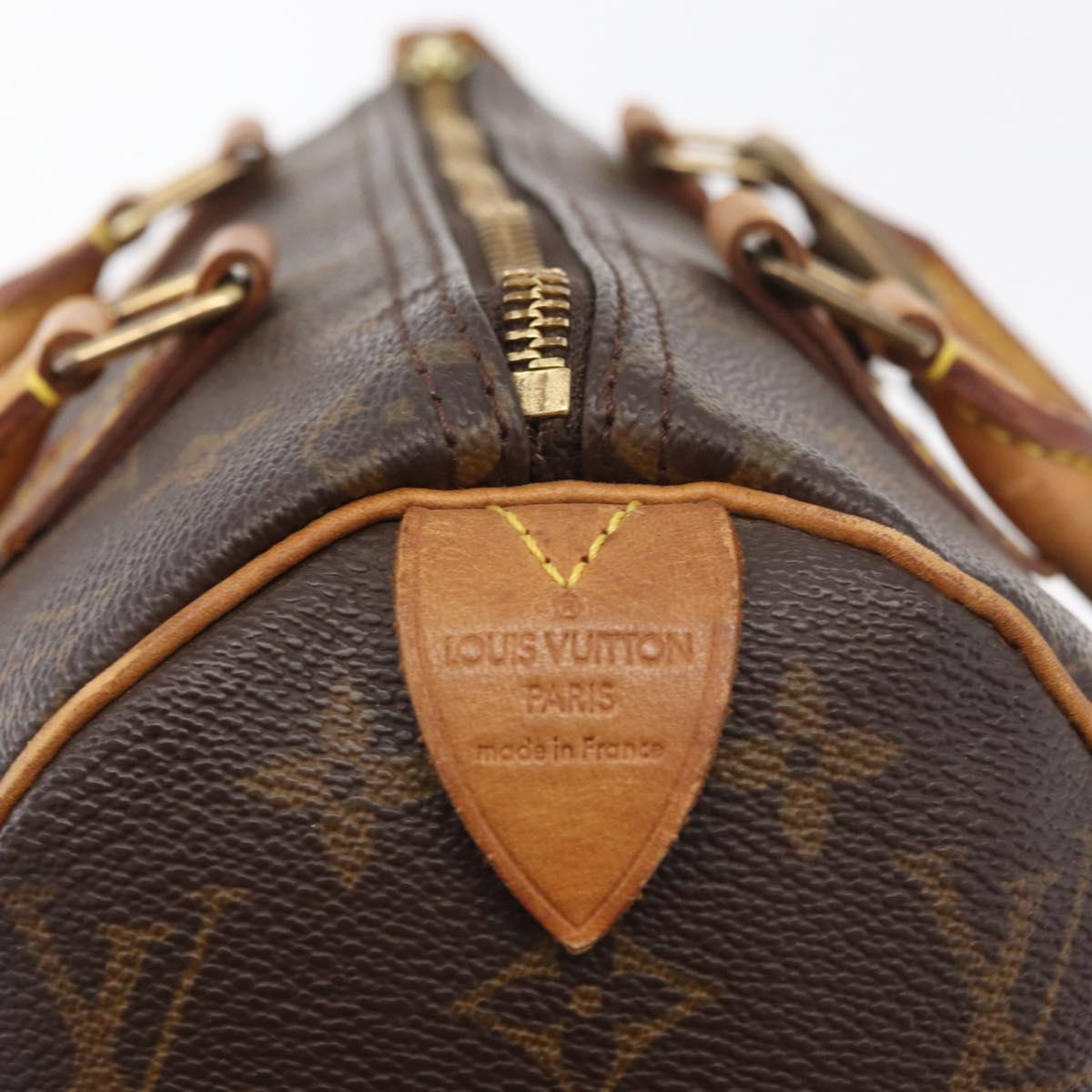 LOUIS VUITTON Monogram Speedy 25 Hand Bag M41528 LV Auth 180292A