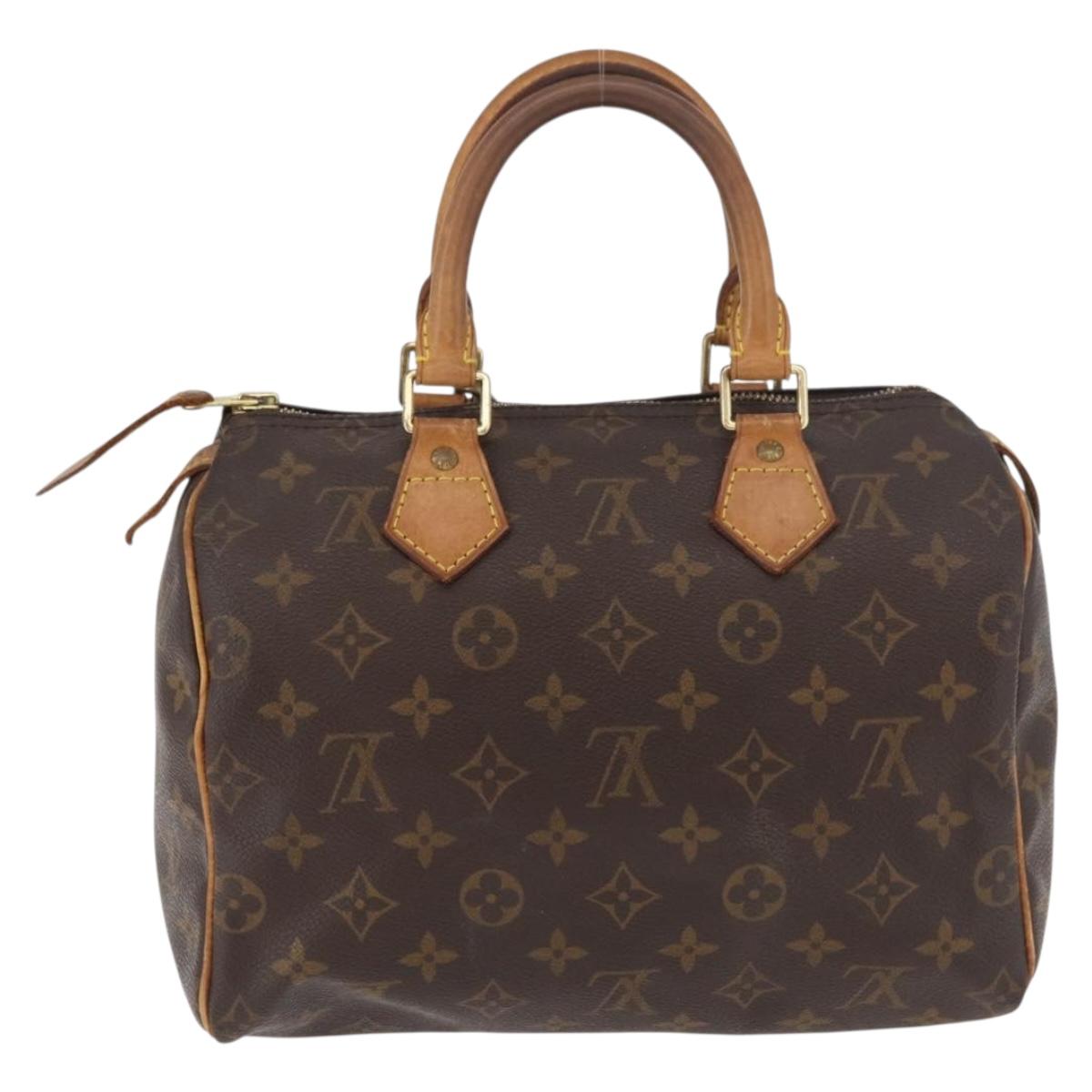 LOUIS VUITTON Monogram Speedy 25 Hand Bag M41528 LV Auth 180292A