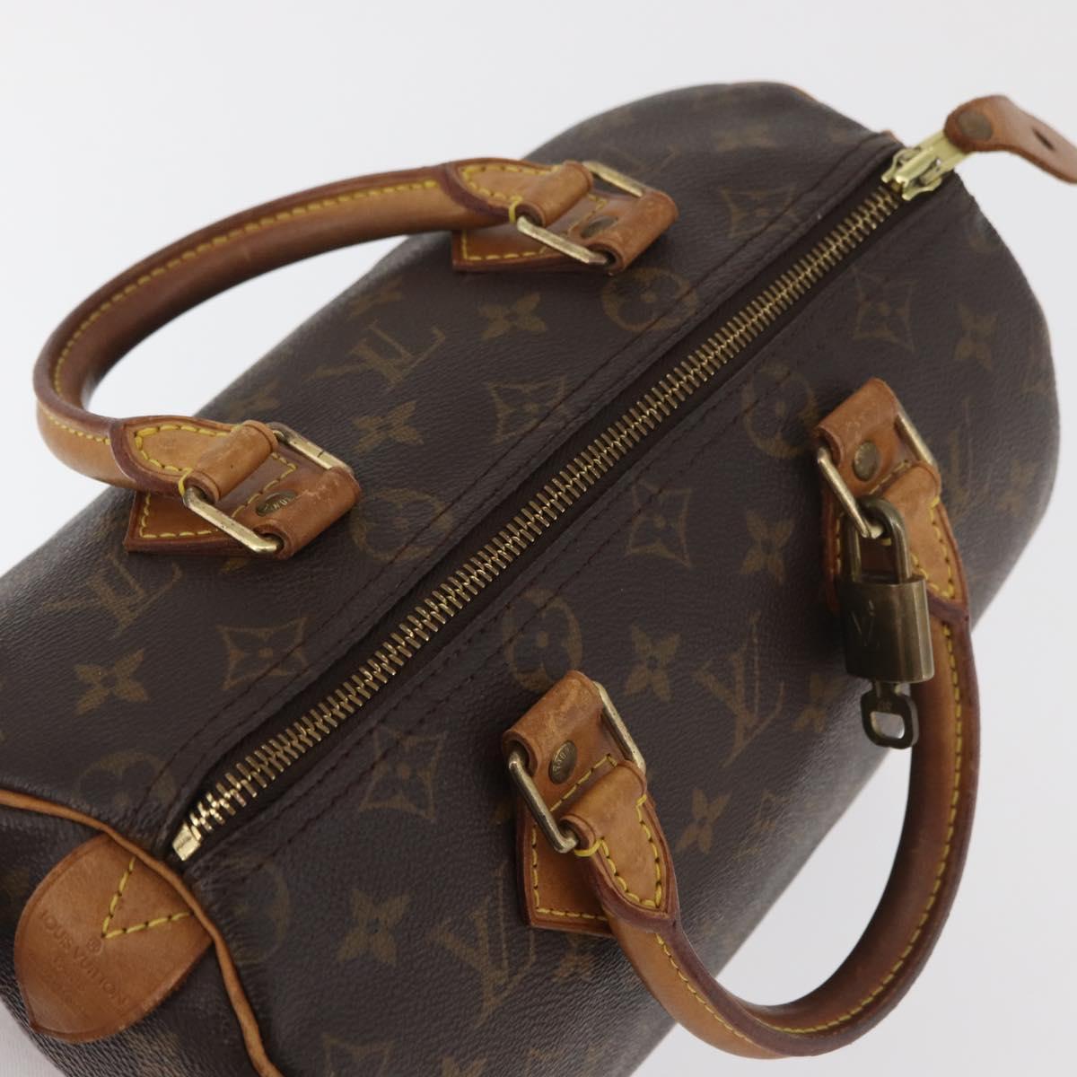 LOUIS VUITTON Monogram Speedy 25 Hand Bag M41528 LV Auth 180292A