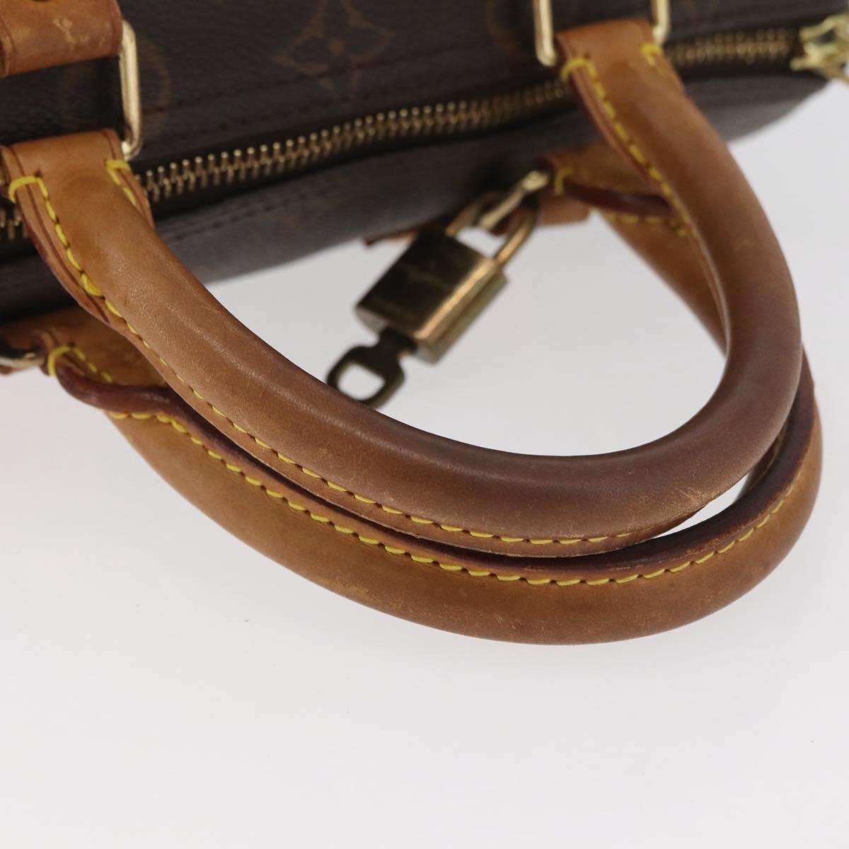 LOUIS VUITTON Monogram Speedy 25 Hand Bag M41528 LV Auth 180292A