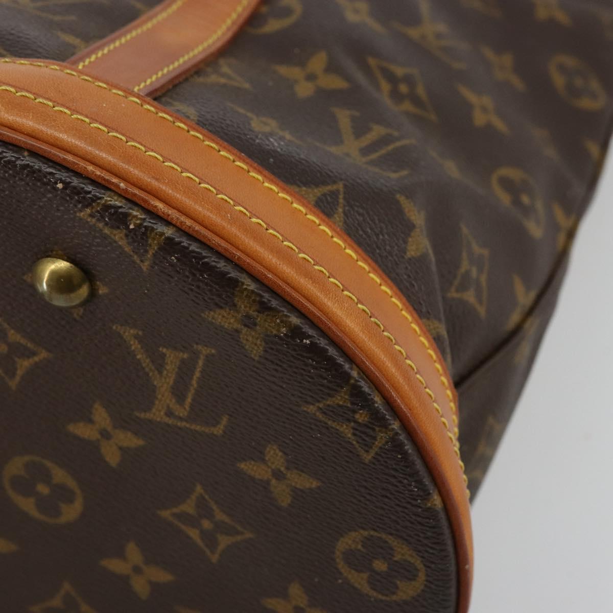 LOUIS VUITTON Monogram Bucket GM Shoulder Bag M42236 LV Auth 180294