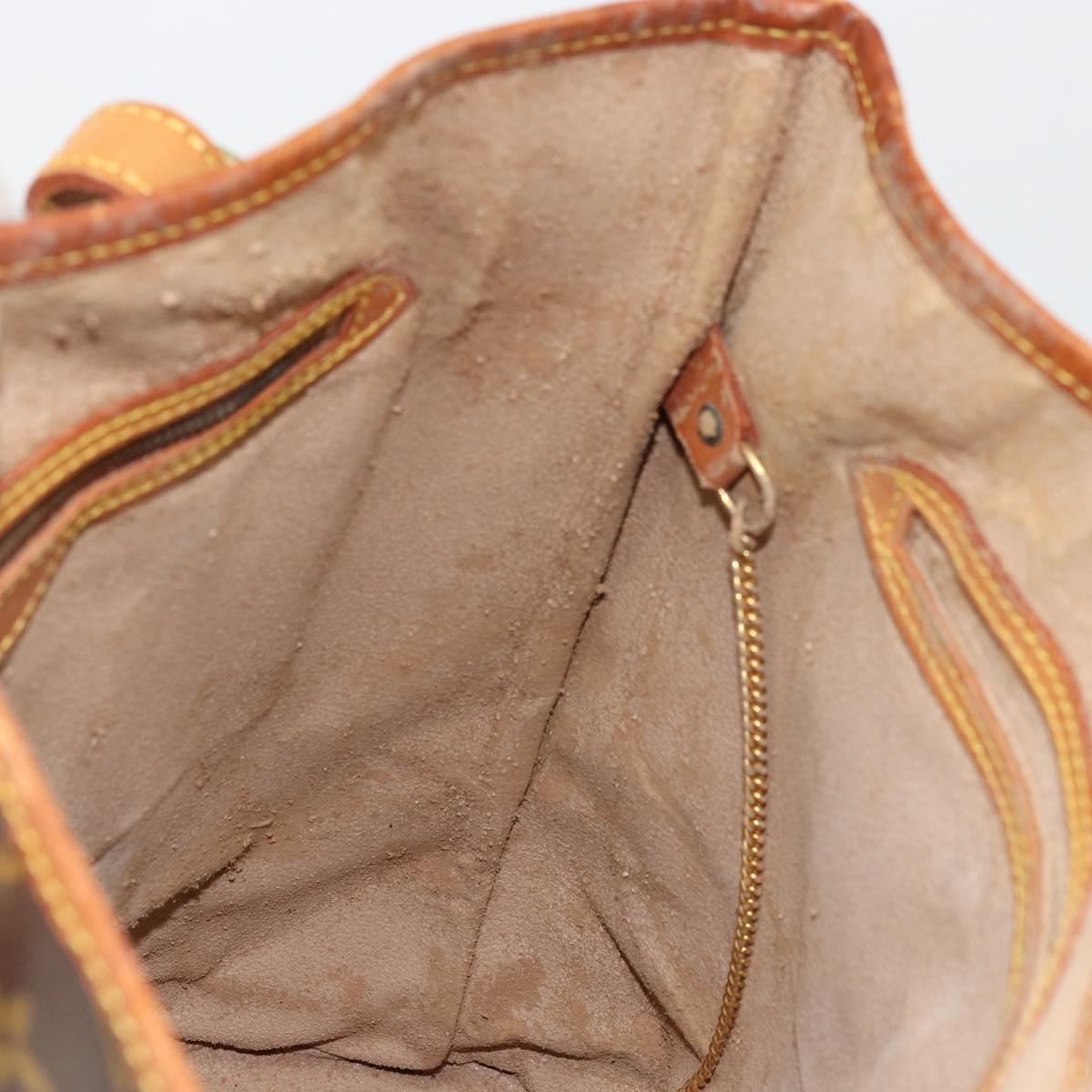 LOUIS VUITTON Monogram Bucket GM Shoulder Bag M42236 LV Auth 180294