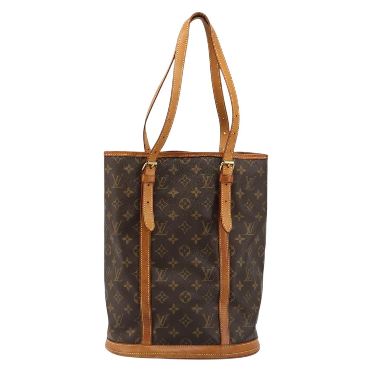 LOUIS VUITTON Monogram Bucket GM Shoulder Bag M42236 LV Auth 180294