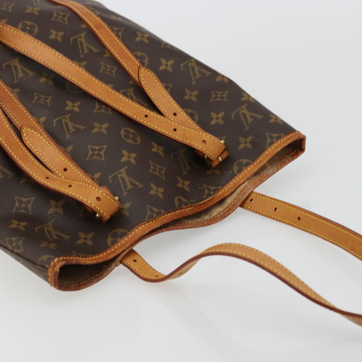 LOUIS VUITTON Monogram Bucket GM Shoulder Bag M42236 LV Auth 180294
