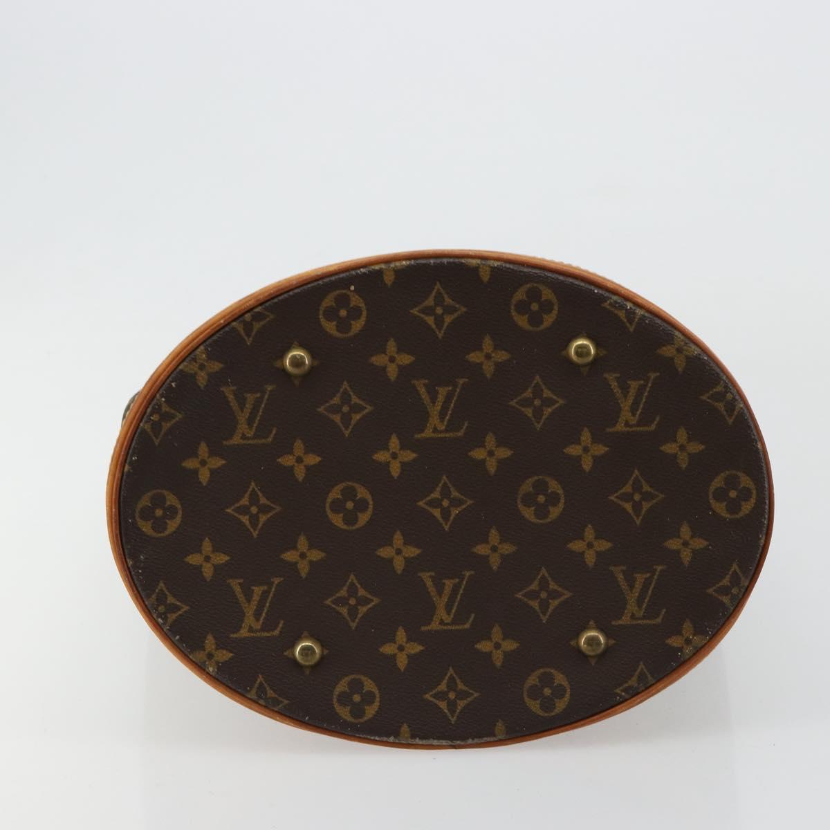 LOUIS VUITTON Monogram Bucket GM Shoulder Bag M42236 LV Auth 180294