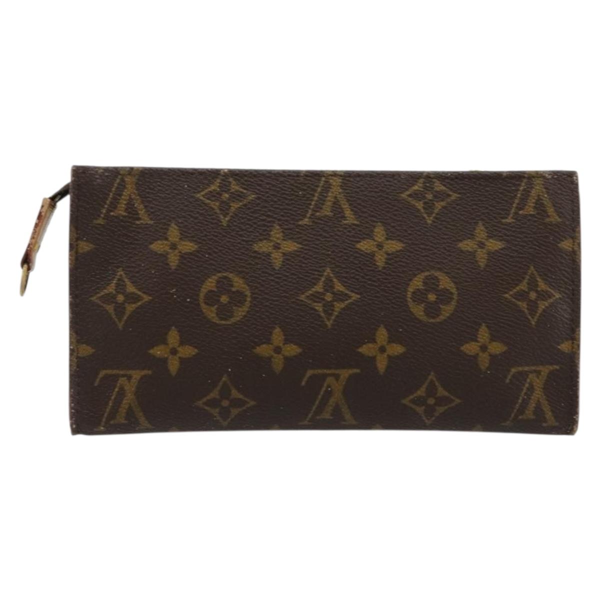 LOUIS VUITTON Monogram Bucket GM Accessory Pouch LV Auth 180295