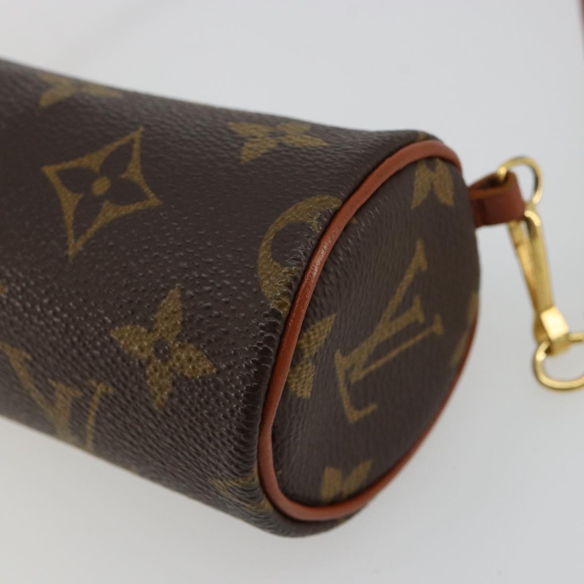 LOUIS VUITTON Monogram Papillon Pouch LV Auth 180297
