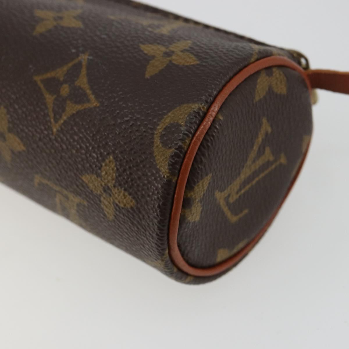 LOUIS VUITTON Monogram Papillon Pouch LV Auth 180297