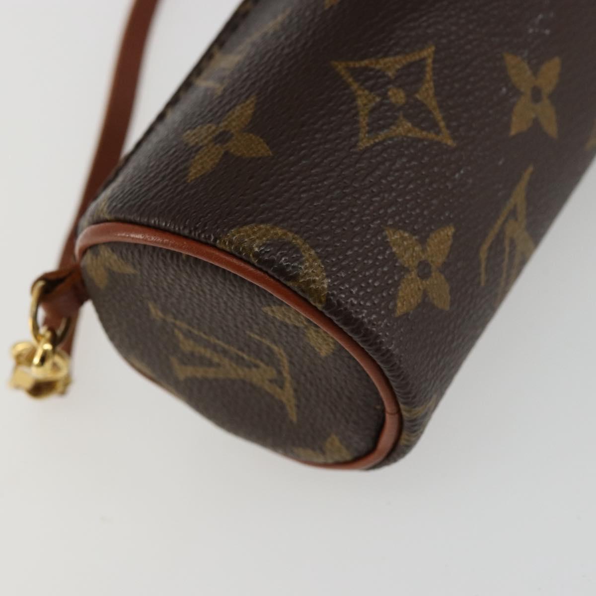 LOUIS VUITTON Monogram Papillon Pouch LV Auth 180297