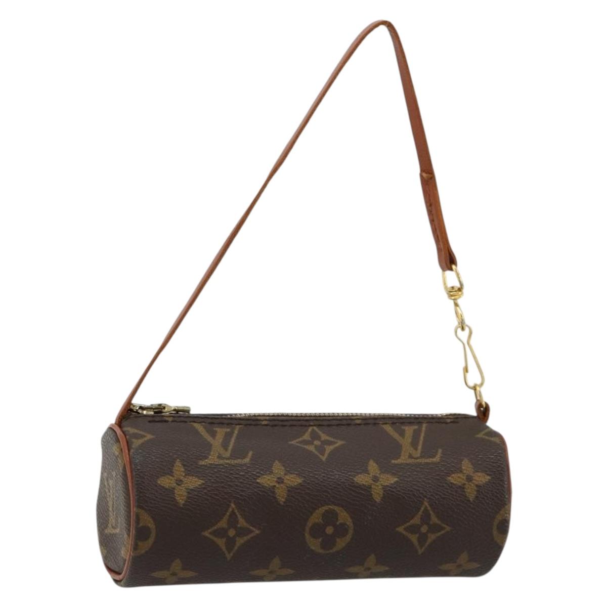 LOUIS VUITTON Monogram Papillon Pouch LV Auth 180297