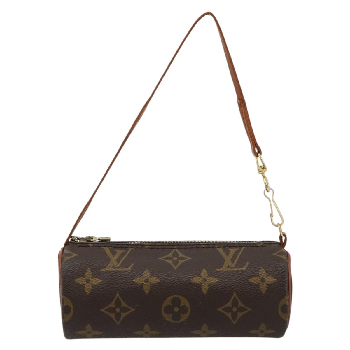 LOUIS VUITTON Monogram Papillon Pouch LV Auth 180297