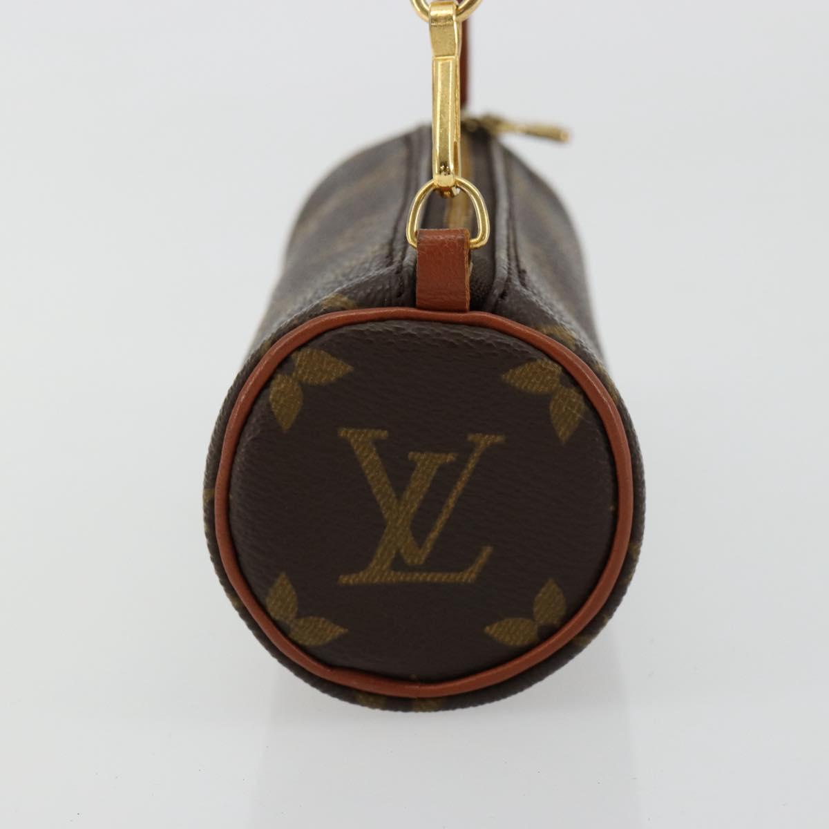 LOUIS VUITTON Monogram Papillon Pouch LV Auth 180297