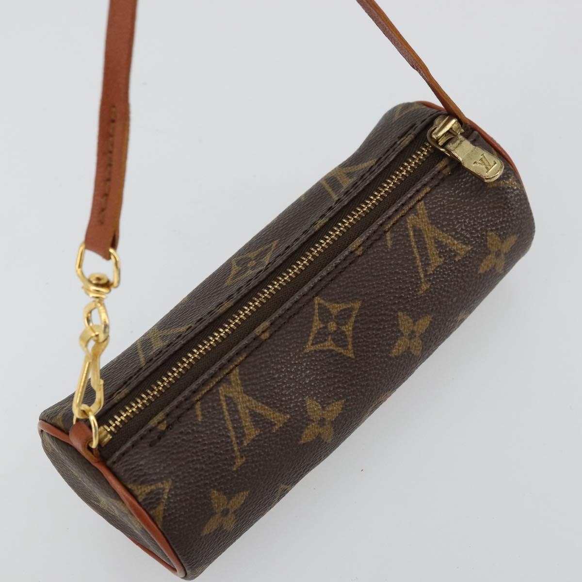 LOUIS VUITTON Monogram Papillon Pouch LV Auth 180297