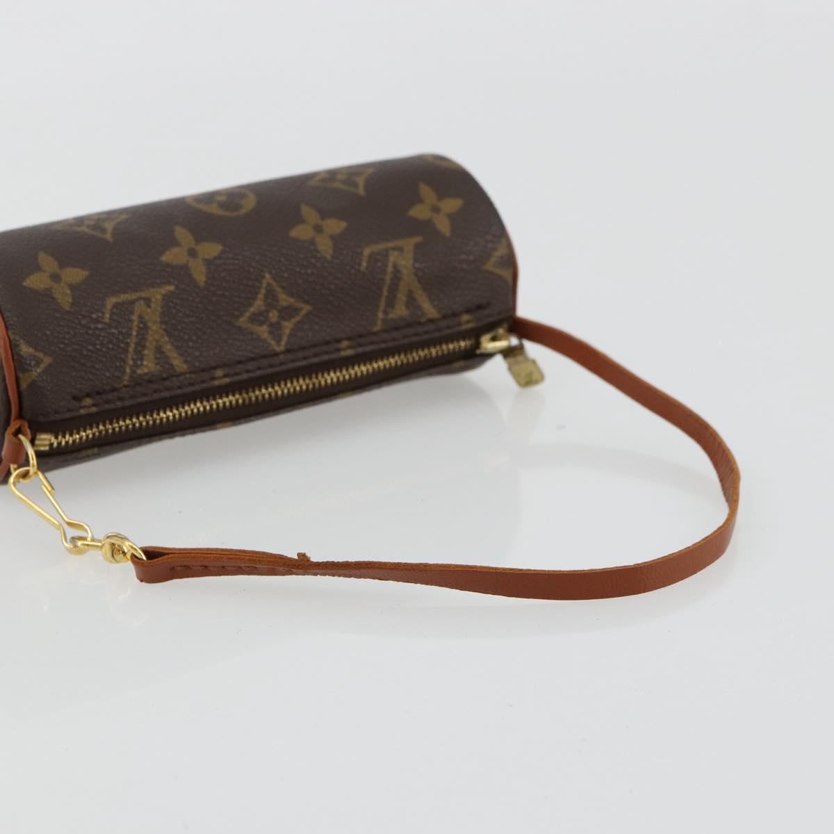 LOUIS VUITTON Monogram Papillon Pouch LV Auth 180297
