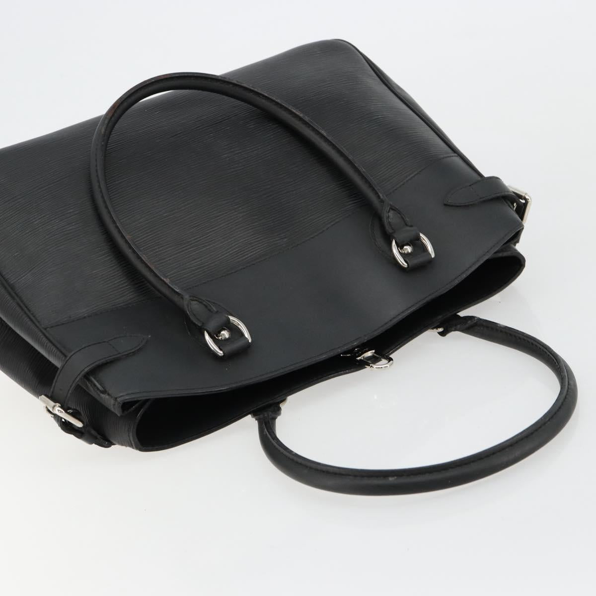 LOUIS VUITTON Epi Passy GM Hand Bag Black M59252 LV Auth 180299